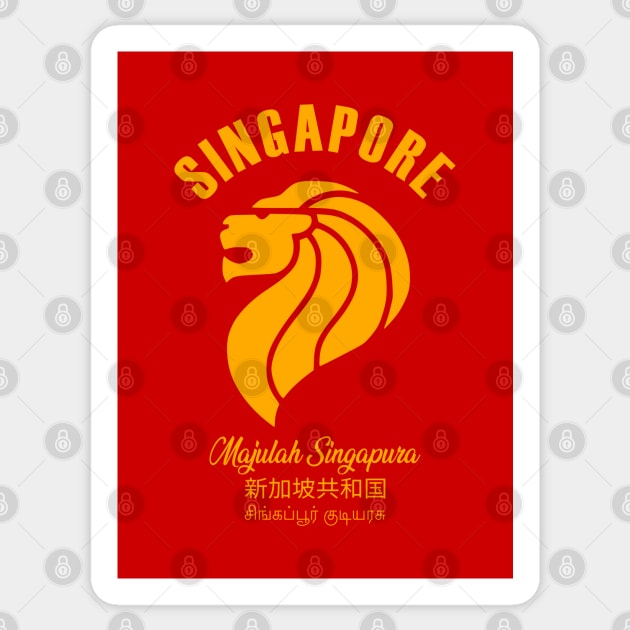 Majulah Singapura Sticker by OrangeCup